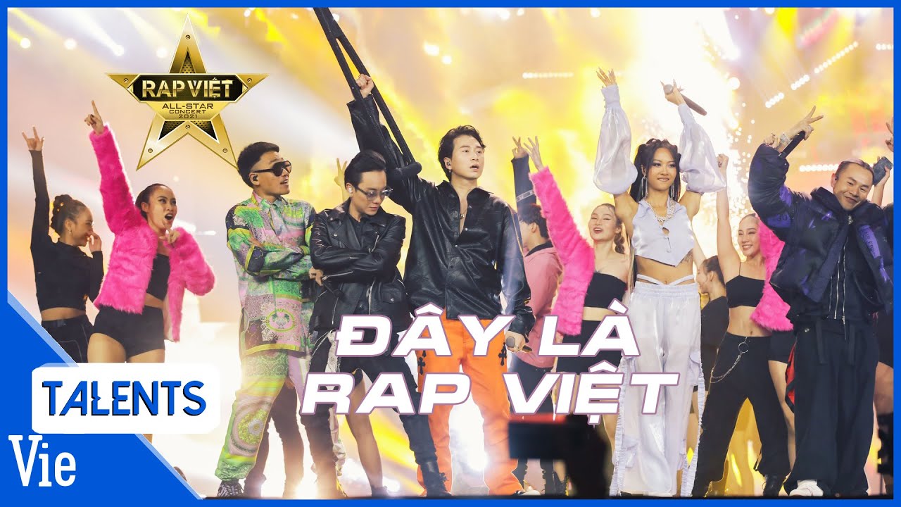 VieMusic | Bản live concert “Đây là Rap Việt” cháy rực của Bộ 6 quyền lực Rap Việt khiến fan “điên đảo”